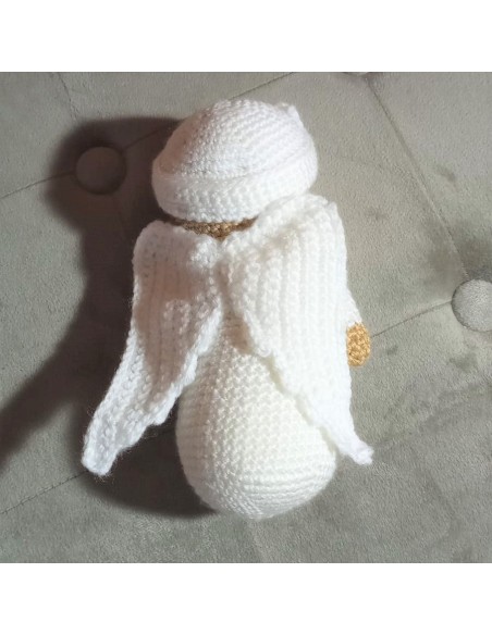 Peluche angel de la guarda proteccion mal de ojo
