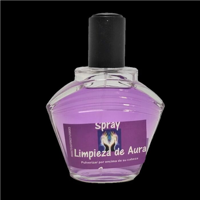Perfume spray limpieza aura