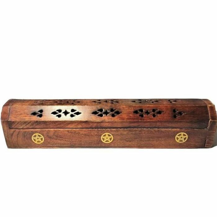Portainciensos baul madera PENTAGRAMA