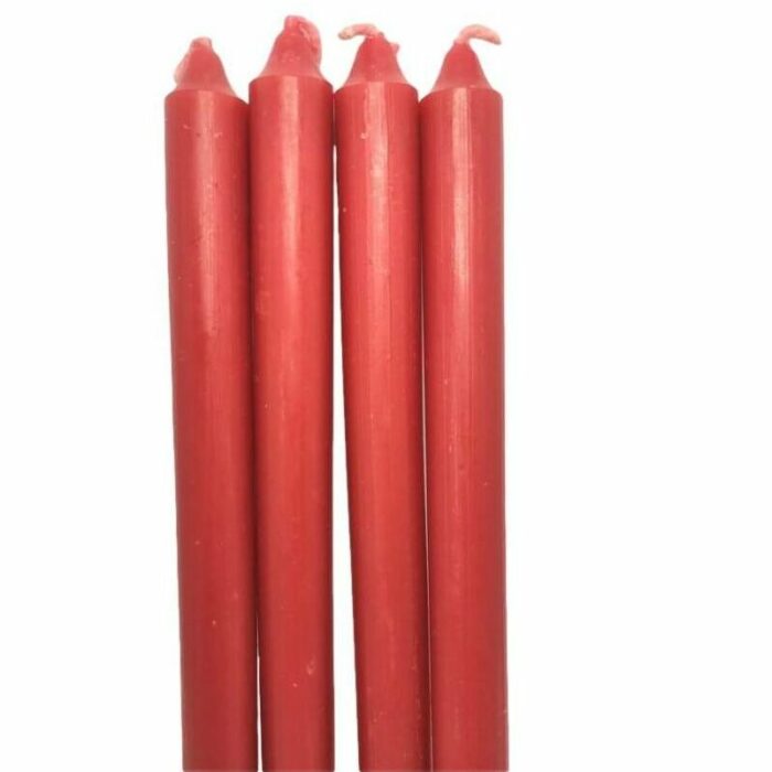 Vela roja despojada de energías residuales 15 cms