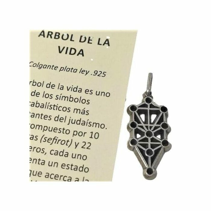 Colgante árbol de la vida cabala