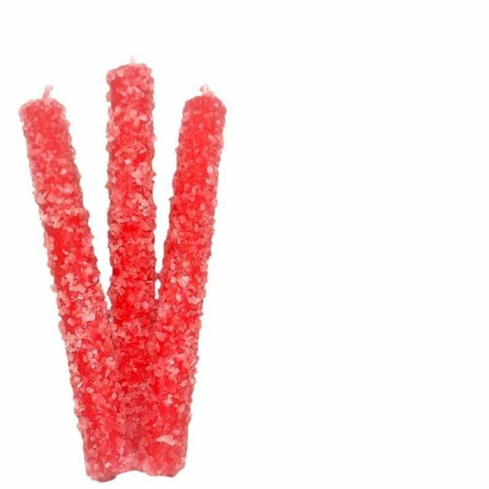 Vela roja sal 9 centimetros