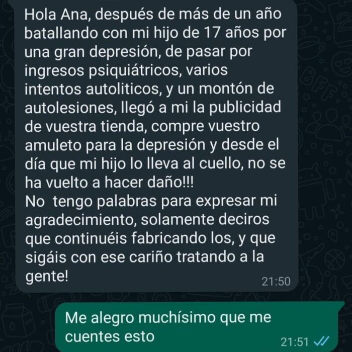 Amuletos RELAX bolsillo con 60 dias de prueba depresion estres TDAH - Imagen 2